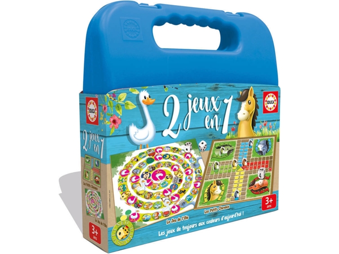 Juego de Mesa EDUCA BORRAS Malette 2 Juego de Mesa en 1