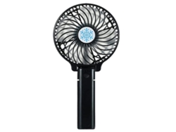 Mini ventilador portátil, batería recargable de 2000 mAh, duración de la batería de 3 a 8 horas. Yizhood de bajo ruido y carga USB (negro)