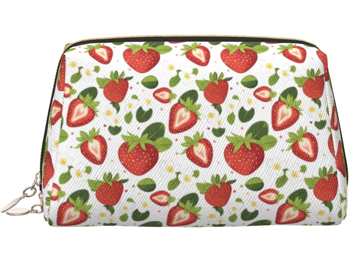 Neceser De Viaje Cuero Organizador Para Mujer Diseño Estampado Vacaciones