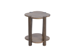 Mesita Auxiliar Mango Natural Marron 40x40x47cm