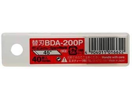 Cuchillas Para Cúter CUTTER BDA200P 45º (21mm - 40 un)