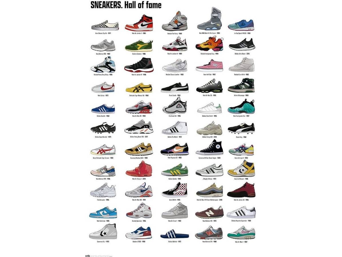 Poster ERIK Sneakers Hall Of Fame