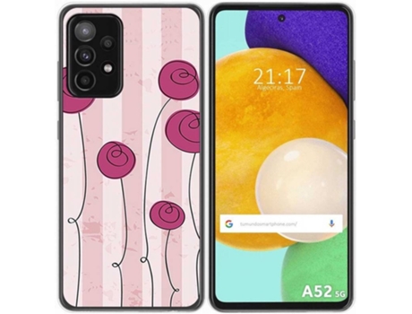 Carcasa Samsung Galaxy A52 / A52 5G / A52s 5G TUMUNDOSMARTPHONE Flores Vintage Multicolor