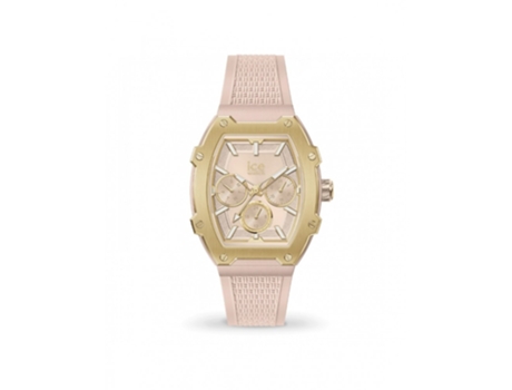 Relógio feminino Ice 022864 Nu cremoso – alumínio 34,5 mm silicone multifuncional ICE WATCH
