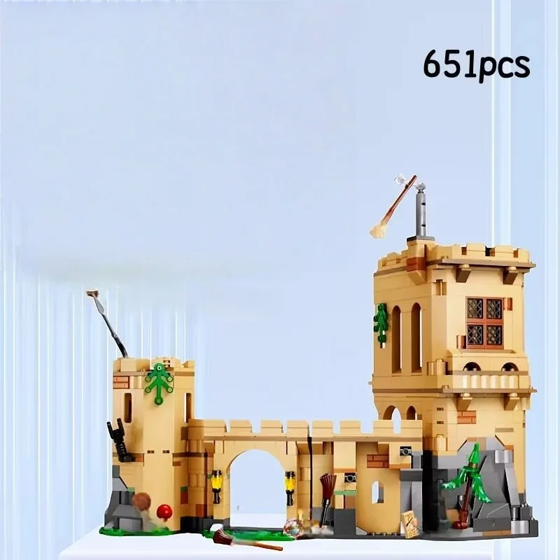 Mini Castillo Volador, Modelo De Bloques De Construcción, Juguete Creativo Para Armar Uno Mismo.