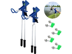 Suporte Universal Para Vara De Pesca Com Fixação No Solo Ajustável Para Pesca Em Margem E Praia
