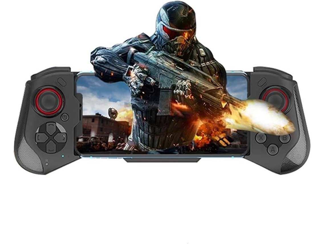 Controlador de juego móvil para Android/iPhone/PC Controlador telescópico Bluetooth inalámbrico Gamepad Mocute 060Negro YIZHOOD