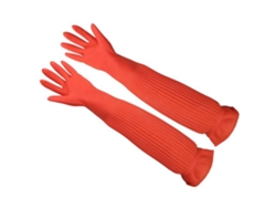 Guantes De Látex Tipo Guantelete De 56 Cm, Resistentes Al Desgaste, Para Protección En Acuarios E Industria.