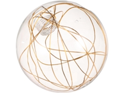 Globo De Cristal Transparente Con Cable De Aluminio Trenzado Esférico Para Reemplazo De Lámparas.