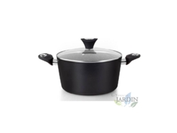 Cacerola ORBEGOZO De Aluminio Forjado 28Cm Capacidad 5,09 L Revestimiento De Mármol Antiadherente.