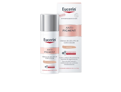 Crema Faciales EUCERIN Anti-Pigment Dia SPF 30 Tono Medio (50 ml)