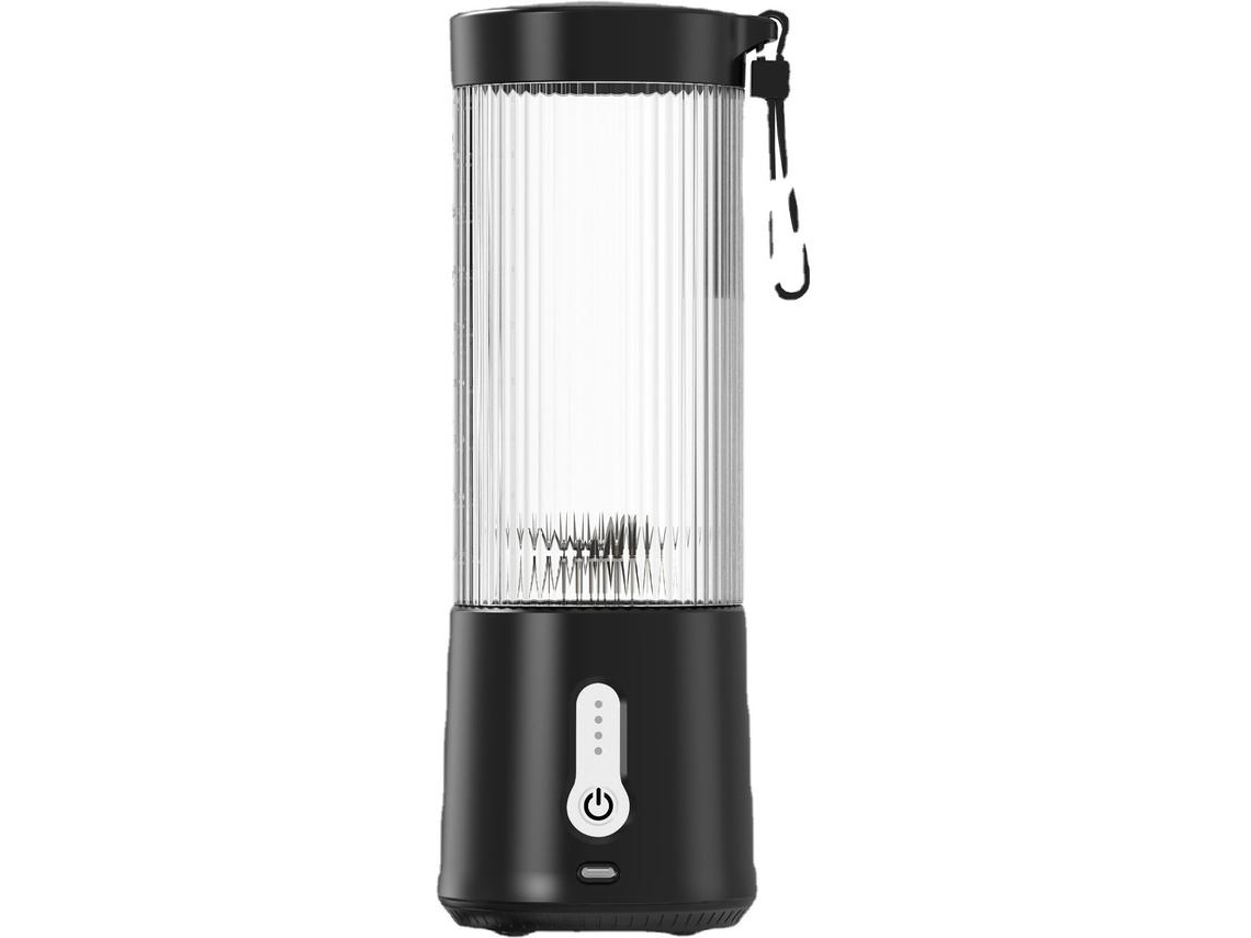 Liquidificador Portátil 15,2 Onças Usb Recarregável Com Copo Espremedor De 6 Lâminas Sem Bpa Para Viagens, Esportes Ao Ar Livre CHRUI Negro