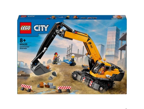 LEGO City Excavadora de Construcción Amarilla 60420