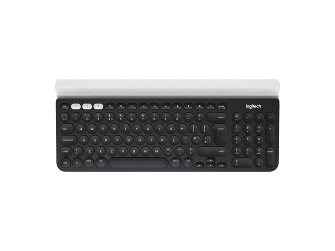 Teclado LOGITECH K780 (Inalámbrico - Layout Italiano - Teclado Numérico)