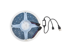 Rebe-cinta Led Rgb 5m Con Control App Bluetooth, Dimmable, Alimentación Usb, Luz Suave Para Iluminación