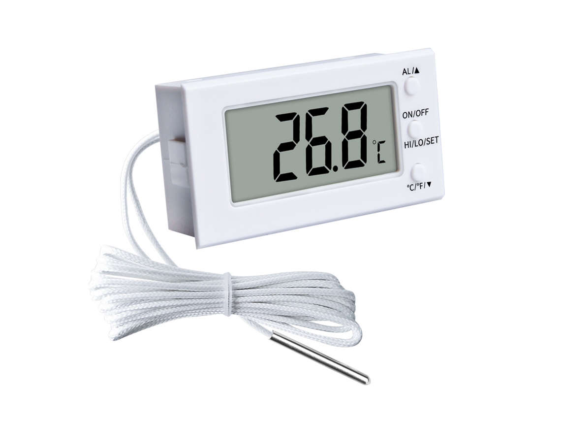 Termómetro Digital De Sonda Para Hornos, Congeladores Y Zonas De Cocción — Integrado — Rango: 50 A 300 °c — Termógrafo De Cocción