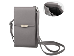 2026-bolsa Messenger Mini Para Mujer Con Ranura Para Tarjetas Y Monedero Gris 18x11x4.2cm
