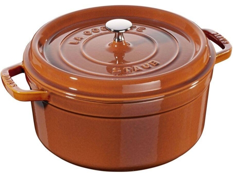 Cacerola STAUB (Marrón - Hierro Fundido - 26 cm)