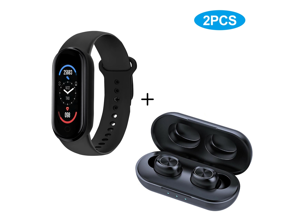 Pulsera Inteligente M6 Con Monitor De Frecuencia Cardíaca Y Presión Arterial, Clasificación Ip67, Bluetooth Compatible Con Android E Ios.