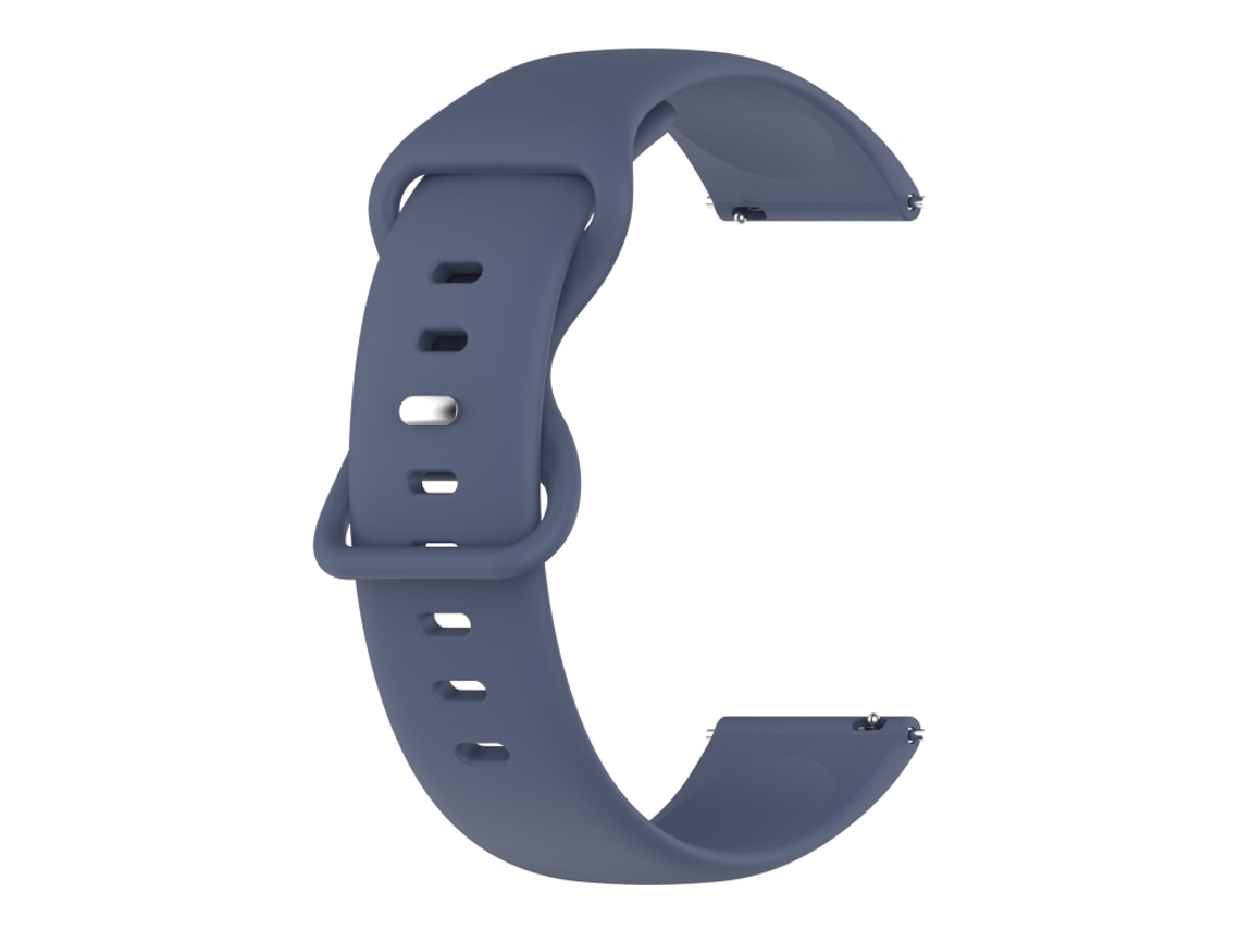 Bracelete Para Samsung Galaxy Watch 3 (41mm) - Silicone Cor Sólida (20mm) - Rock Ciano
