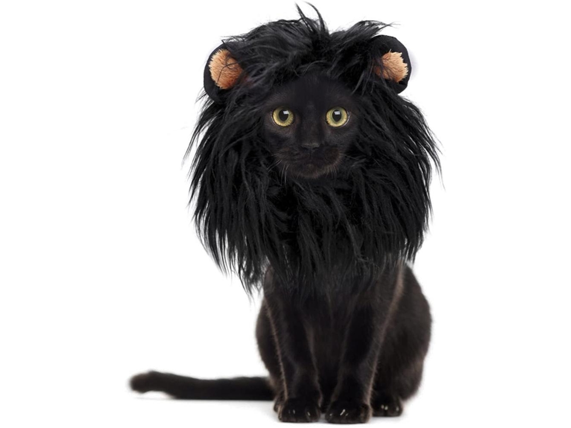 Peluca De Disfraz De León Para Perros Y Gatos, Perfecta Para Fiestas De Navidad Y Halloween.