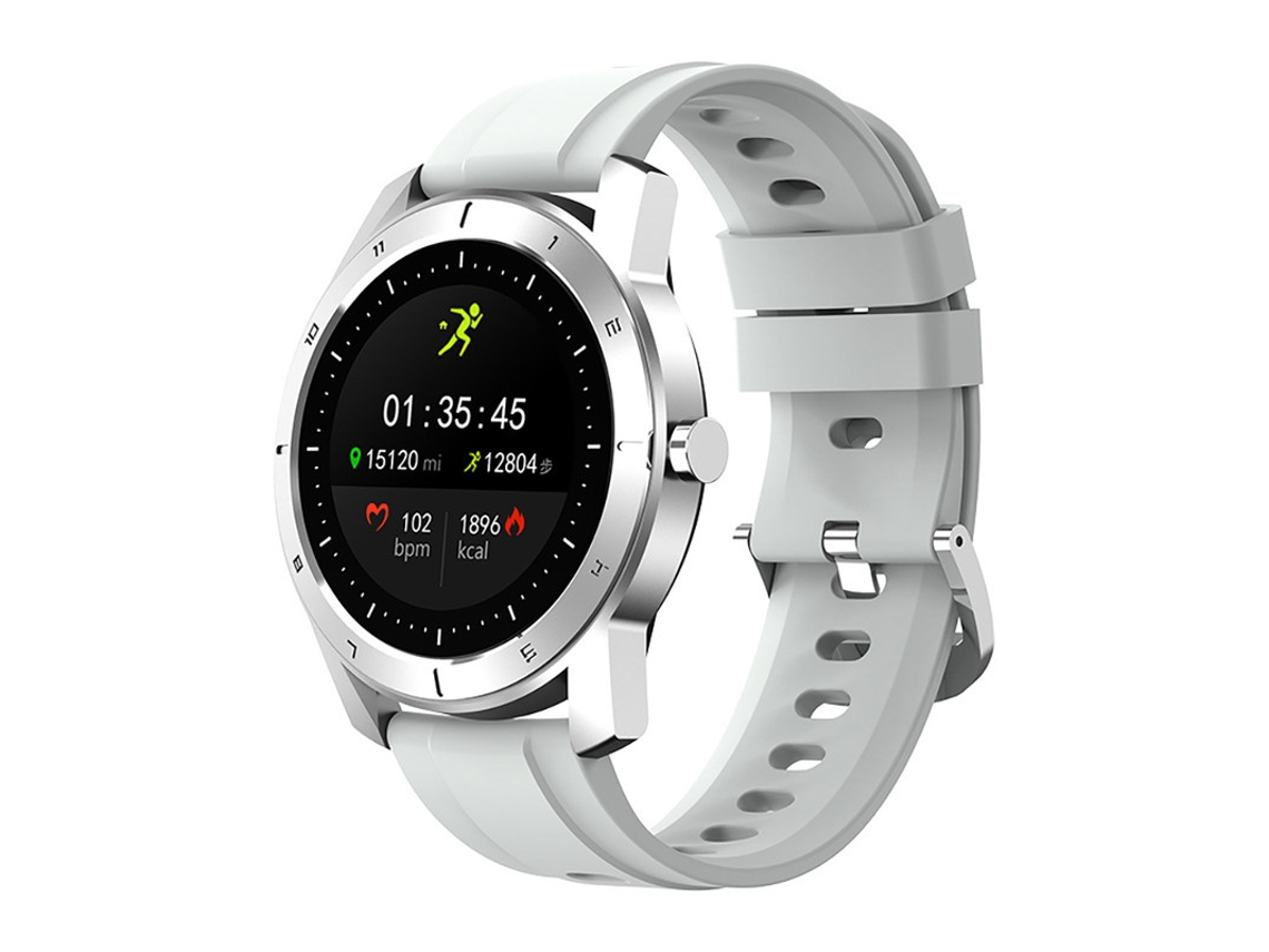 Smartwatch YIZHOOD TE513 Hombre Resistente al Agua Plata
