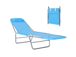 Tumbona Plegable Reclinable, Sofá, 182x56x24,5cm