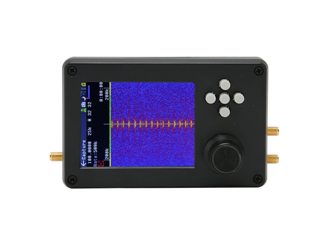 Receptor SDR con pantalla LCD TFT y batería de 2000 mAh
