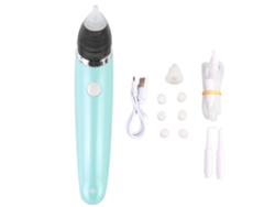 Limpiador Nasal Eléctrico Multifuncional Con 5 Velocidades Y Cabezales De Silicona Para Bebés.