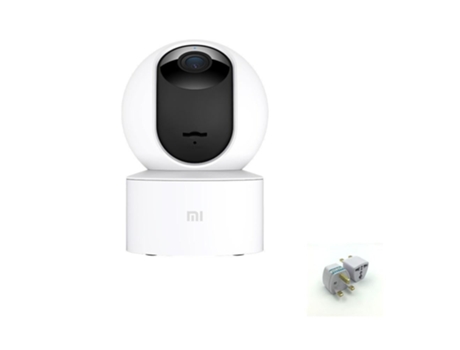 Cámara de Vigiláncia SLOWMOOSE Smart SE IP 360º con Wi-Fi Detección de Movimiento Aprimorada y Visión Nocturna Inalámbrico (Plug UK)