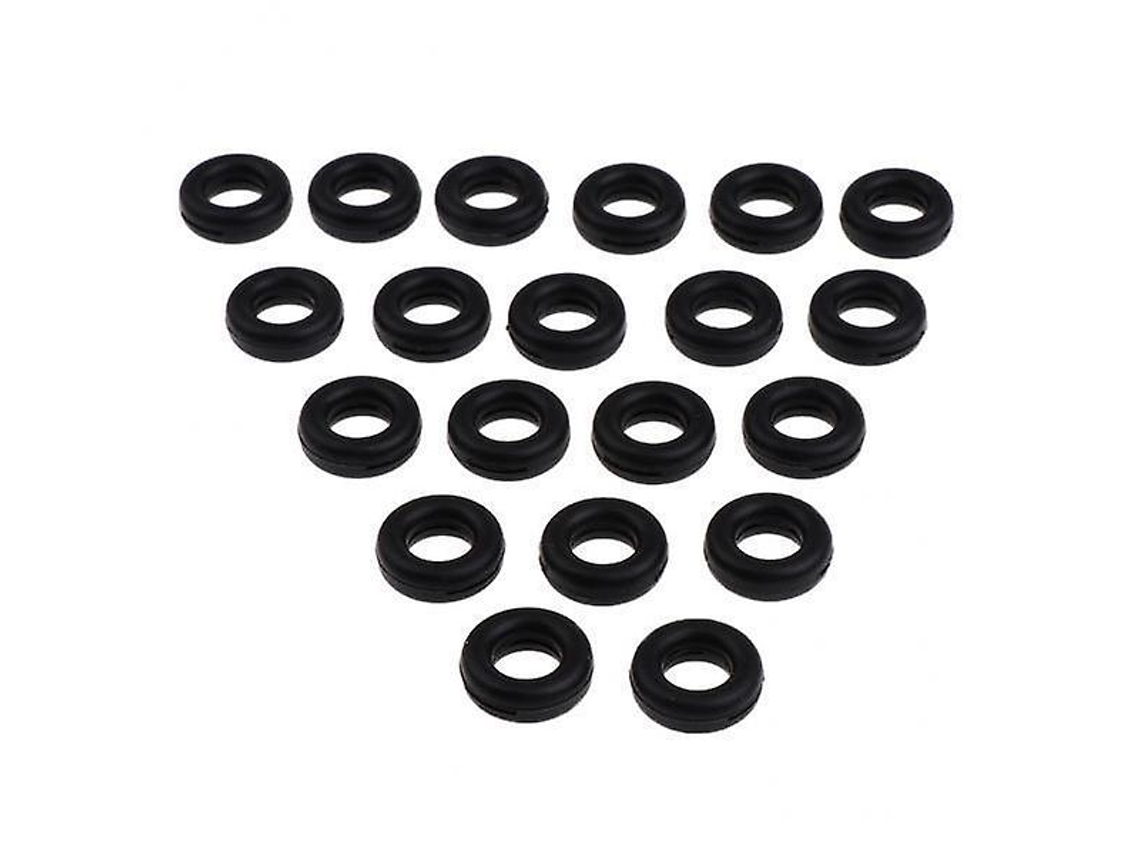 3 x 10 pares de ganchos de silicona antideslizantes para gafas de sol, color negro Rosewell