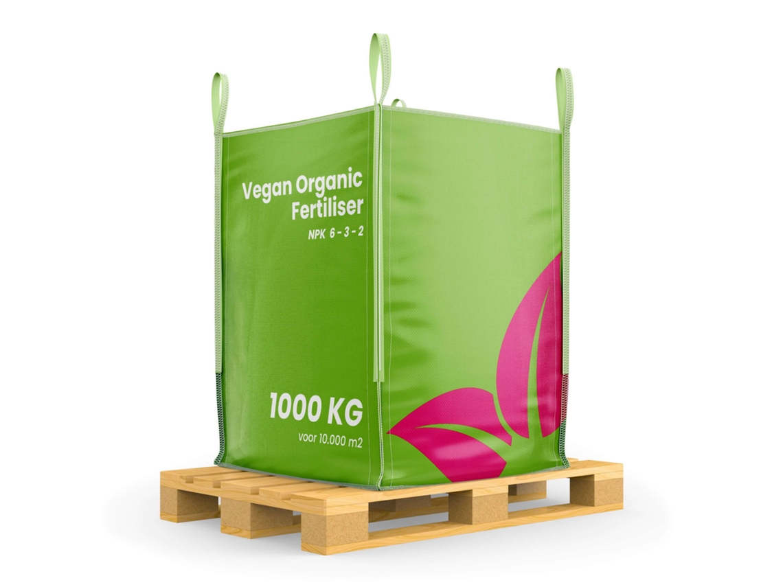 Fertilizante a Base de Plantas Veganas (Bolso grande 1000 kg - para 10000 m2) - Organifer