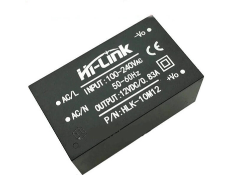 Transformador TECK AC-DC 220-12V 0.8A 10W