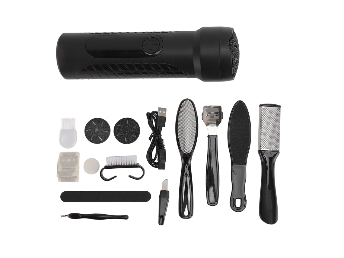 Kit De Lijadora Eléctrica Para Pies: Elimina Callosidades Y Piel Muerta. Máquina Resistente Al Agua Con Pantalla Digital.