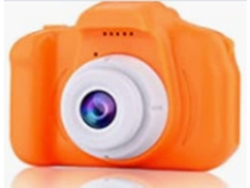Camara Digital Infantil Hd Naranja Doble VEANXIN
