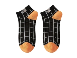 2026-calcetines Hombre De Algodón Bajos Antideslizantes Estampado De Cuadros Gruesos Elásticos Sin Olor Para Uso Diario Y Deportes
