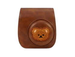 Estuche Chrui para Instax Mini 8/9/11/12, versátil y resistente a los impactos (oso de peluche)