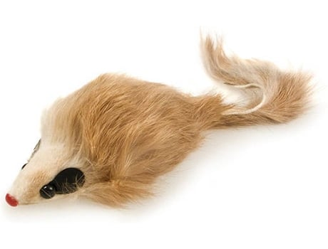 Peluche para Gatos ARQUIVET Ratón Beige (10 cm)