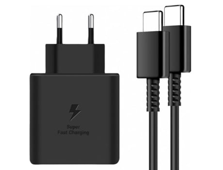 DIKUMI 45W type-c cargador para samsung Galaxy S23 S22 S21 compatible con todos los teléfonos anteriores negro