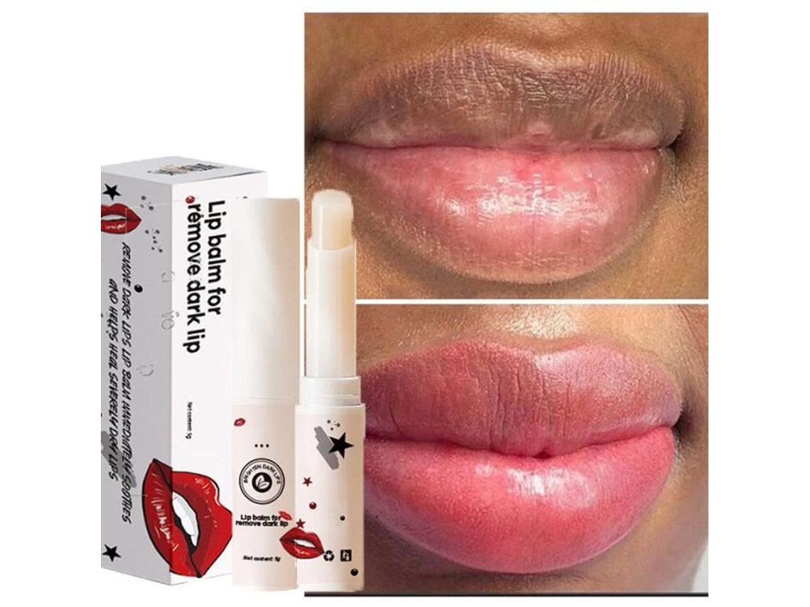Bálsamo labial blanqueador, hidratante y blanqueador, con pigmentos negros de savia Dhydr