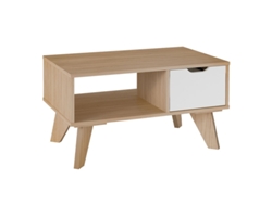 Mesa De Centro Madera Pervip MOMMA HOME (Blanco - Melamina -80 cmx50 cmx44 cm)