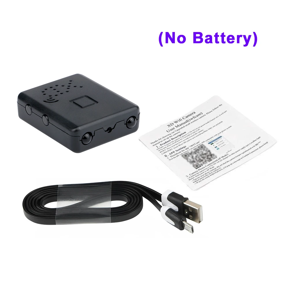 Mini Cámara De Seguridad Para El Hogar Hd 1080p (sin Batería - 64 Gb) - Visión Nocturna - Grabadora - Ultracompacta