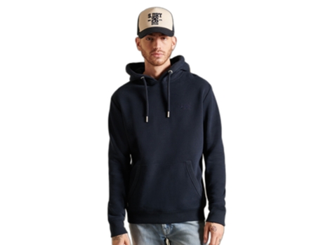 Sudadera SUPERDRY Algodón Hombre (S - Azul)