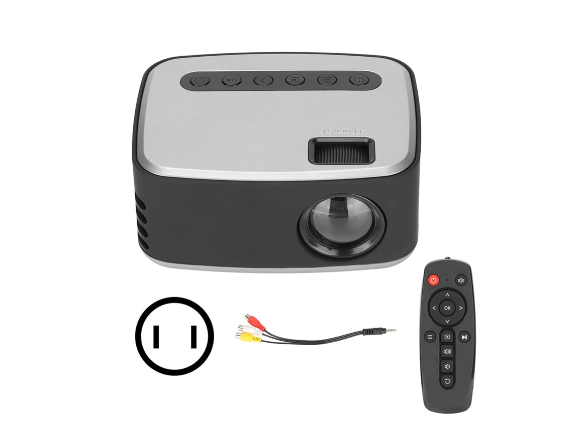 Miniproyector Portátil Full Hd 1080p Para Cine En Casa Y Películas Al Aire Libre. Enchufe Estadounidense De 100-240 V.
