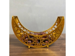 Bandeja De Hierro Para Cena Para Eid Al Adha Con Diseño De Luna Y Estrella, Decorativa Para El Hogar.