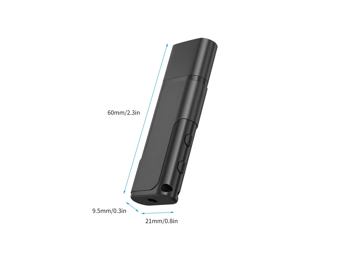 Minigrabadora De Voz Digital Portátil Con Un Solo Botón, Dispositivo De Grabación Con Interfaz Usb Y Micro Usb.