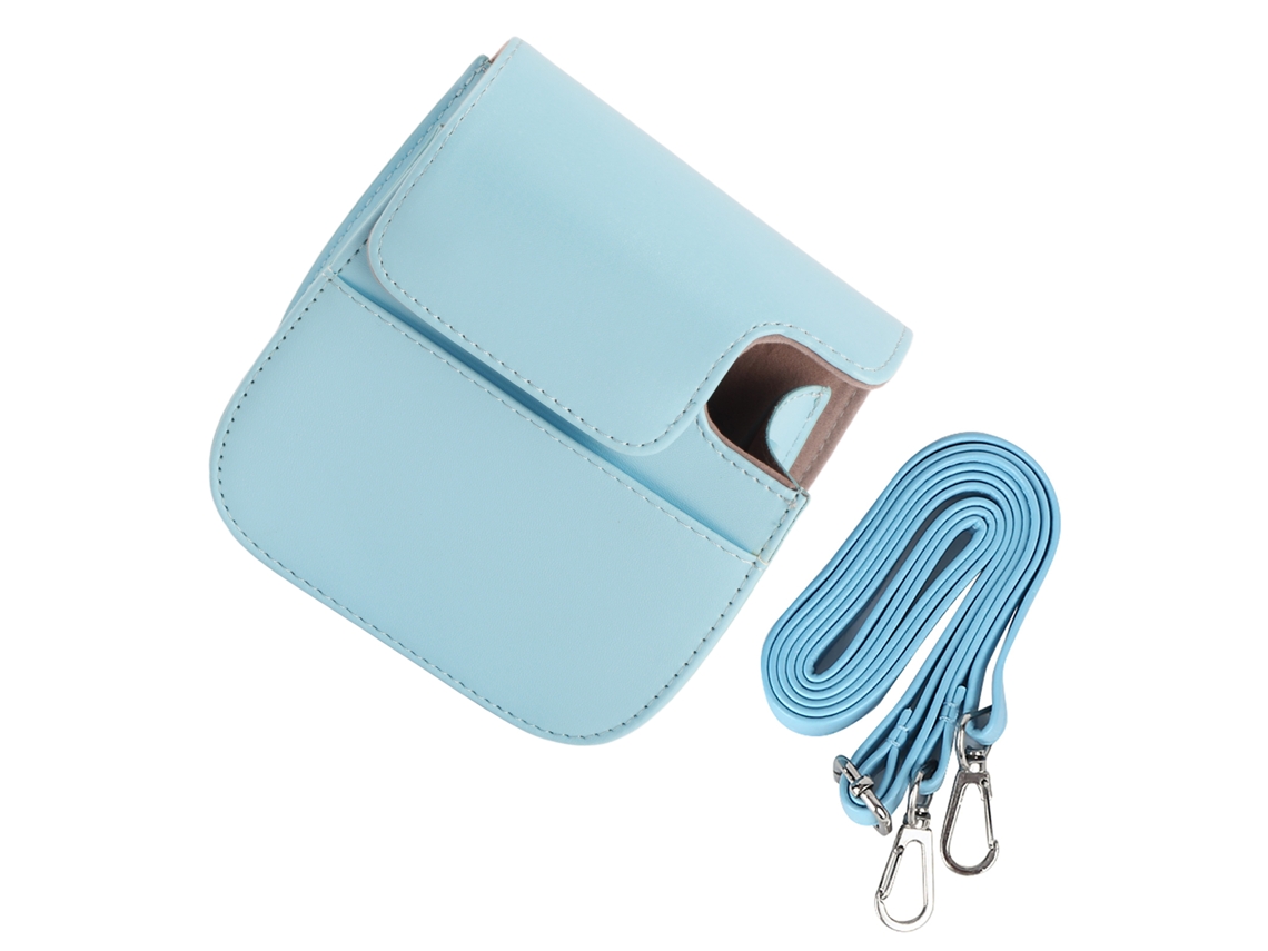 Funda De Couro Pu Para Instax Mini 11 Com Correia De Ombro, Protetor Para Câmera Mini