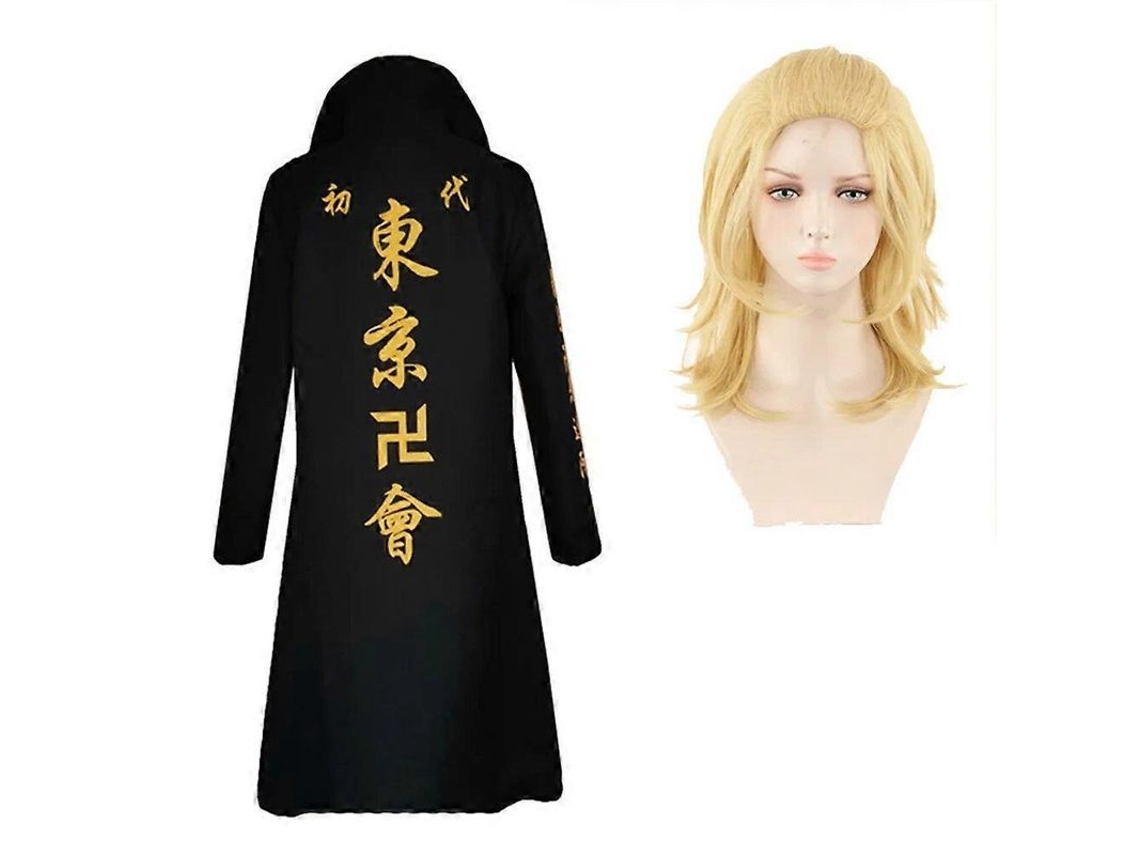 Traje De Cosplay Sano Manjiro Tokyo Revengers Mikey Chaqueta Pantalones Capa Unisex Halloween Xxxl Capa Sano 2
