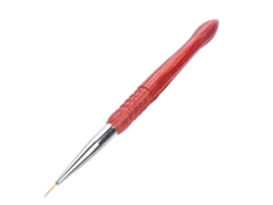 Kkml-portaminas De Madera Retro Para Arte De Uñas Pincel Lápiz De Dibujo Línea Pincel Manicura Cabeza Media