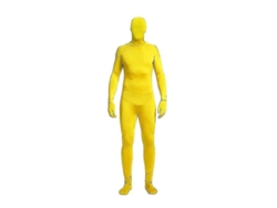 Traje De Cuerpo Completo Unisex Spandex Estiramiento Adulto Disappearing Man Talla 150cm Amarillo 150cm Amarillo